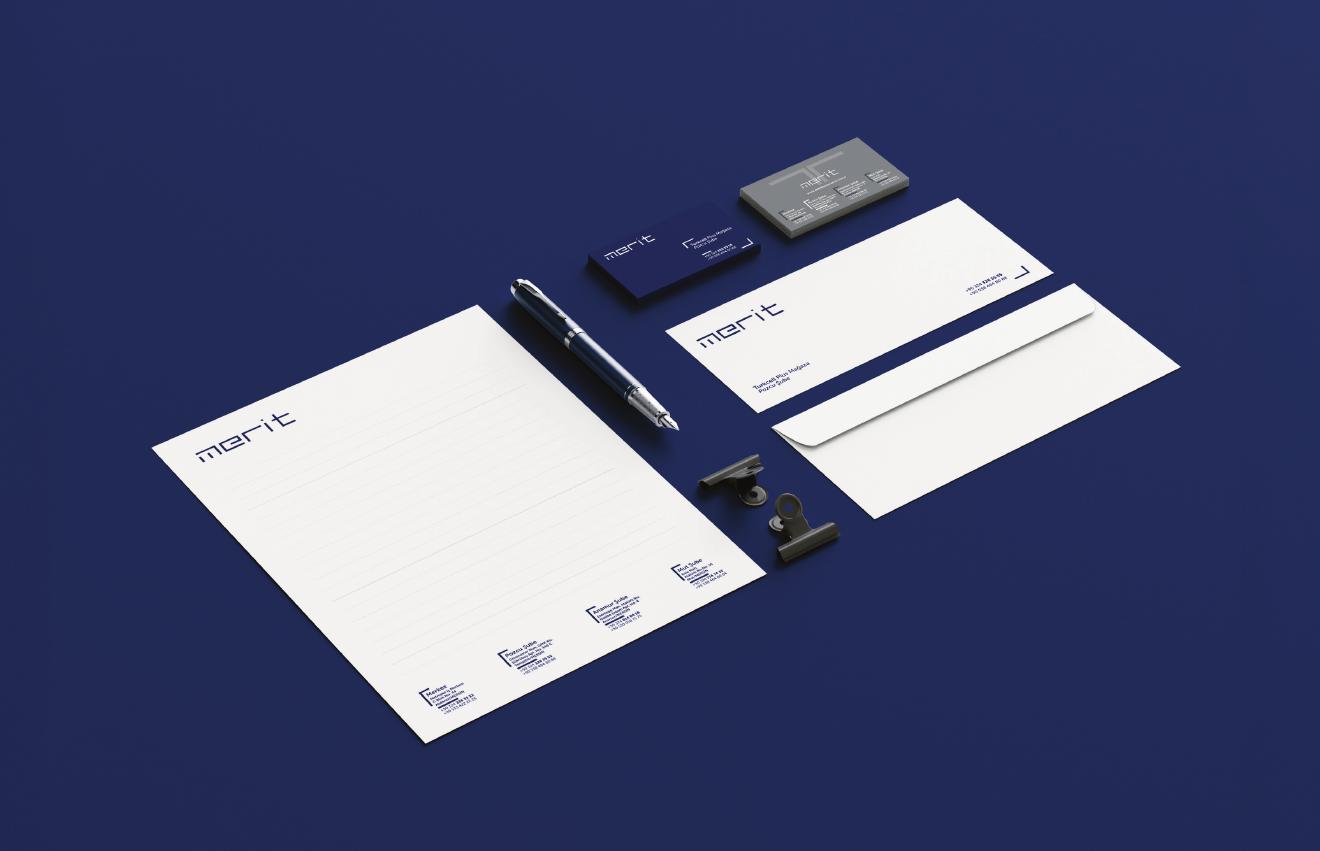 Merit corporate identity stationery system